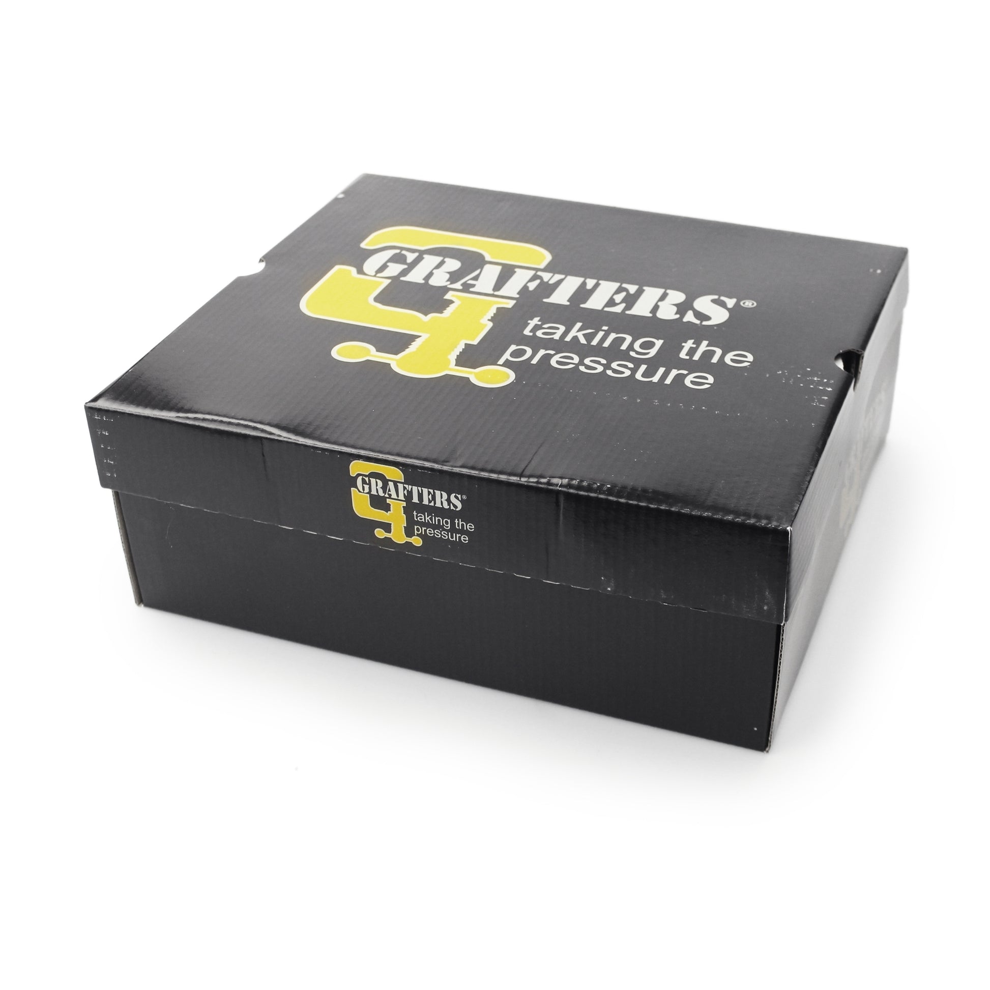 Grafters COVER II Unisex Leather Work Boots Black