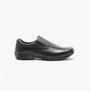 Hush Puppies ELIJAH Boys Leather School Shoes Black