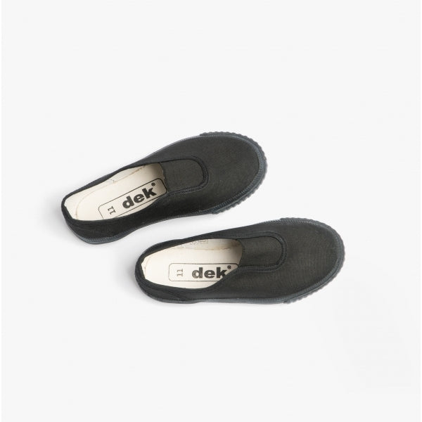DEK ASH Unisex Plimsolls Black