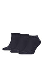 Calvin Klein 3 Pack Mens Ankle Trainer Socks Navy