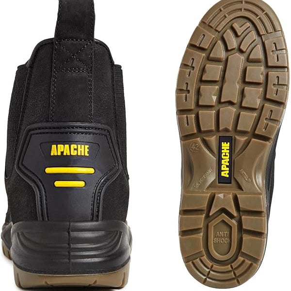 Apache AP714SM Mens Dealer Boots Black