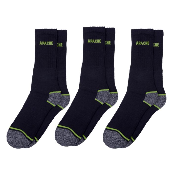 Apache BURLINGTON Mens Socks Black Grey