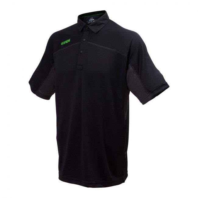 Apache LANGLEY Mens Polo Shirt Black Grey