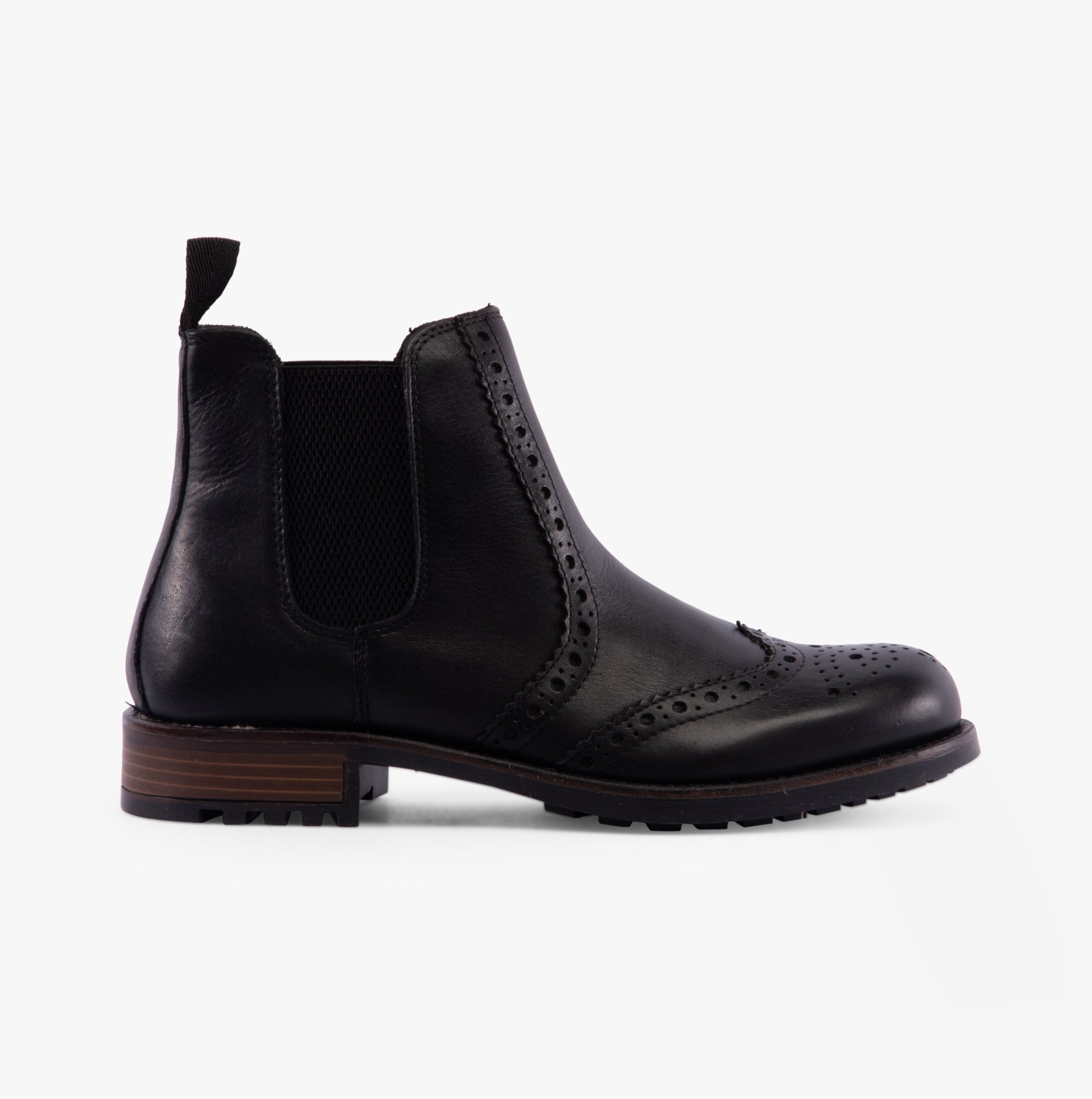 Band Wagon ELGIN Mens Chelsea Boots Black