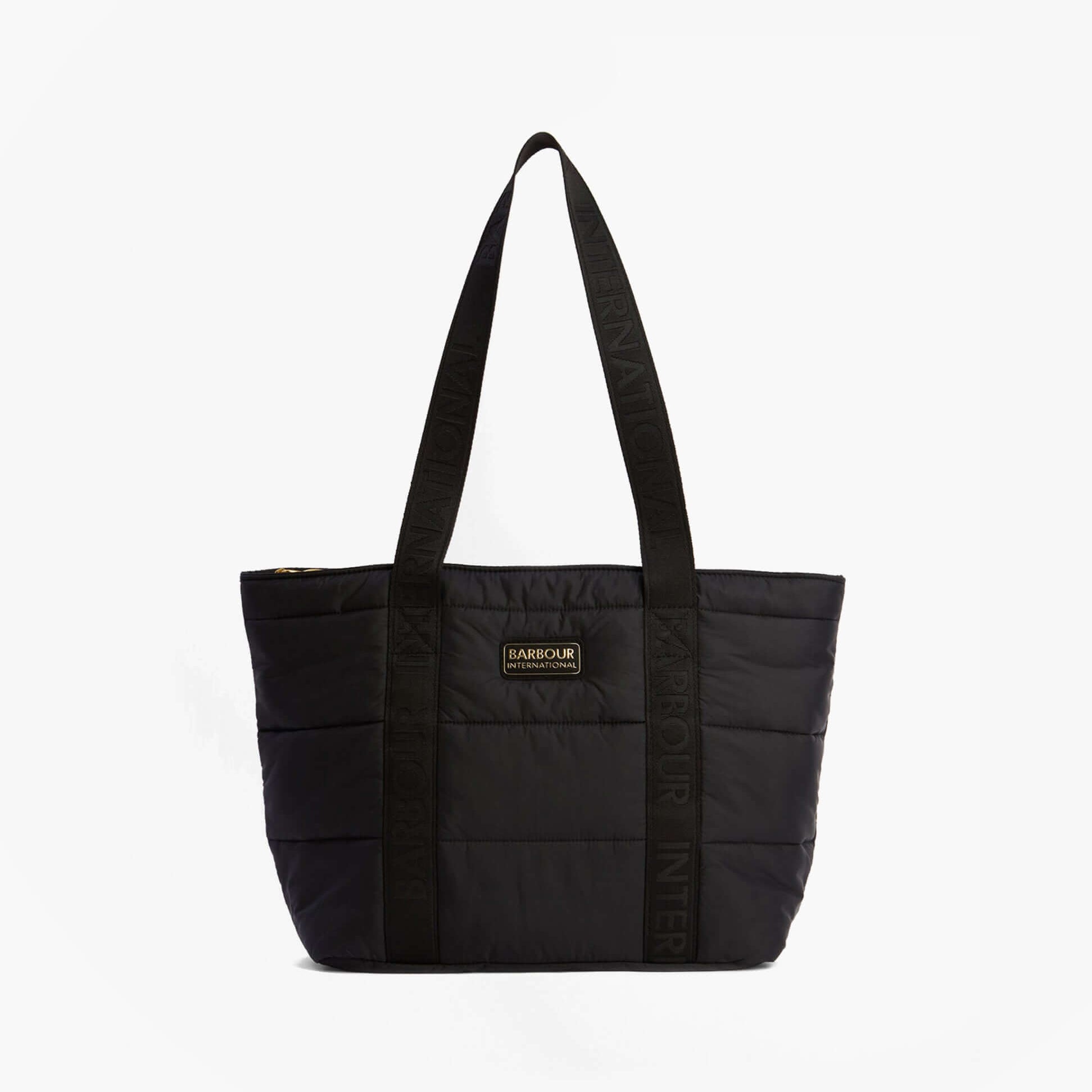 Barbour MONACO QUILT Tote Bag Womens Black