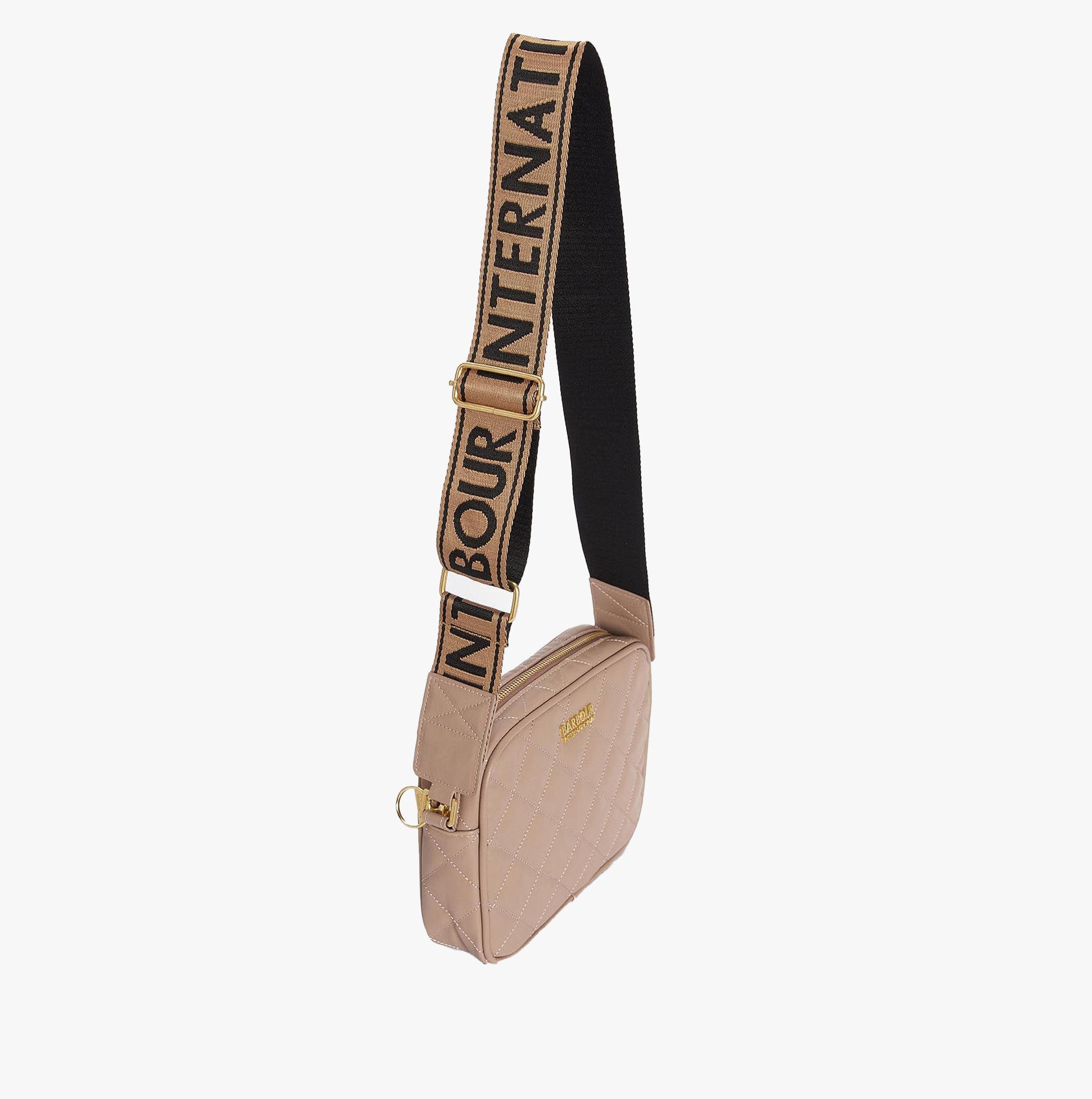 Barbour QUILTED SLOANE Womens Crossbody Bag Camel