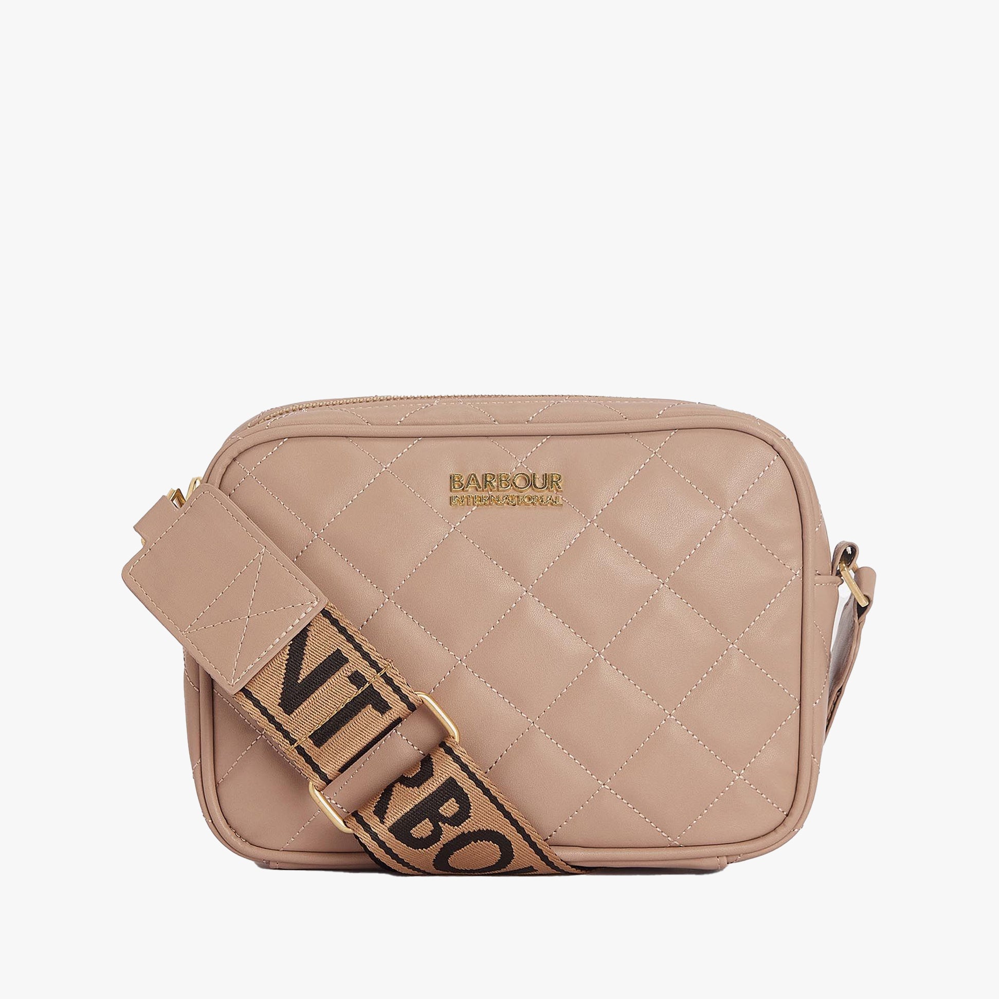 Barbour QUILTED SLOANE Womens Crossbody Bag Camel