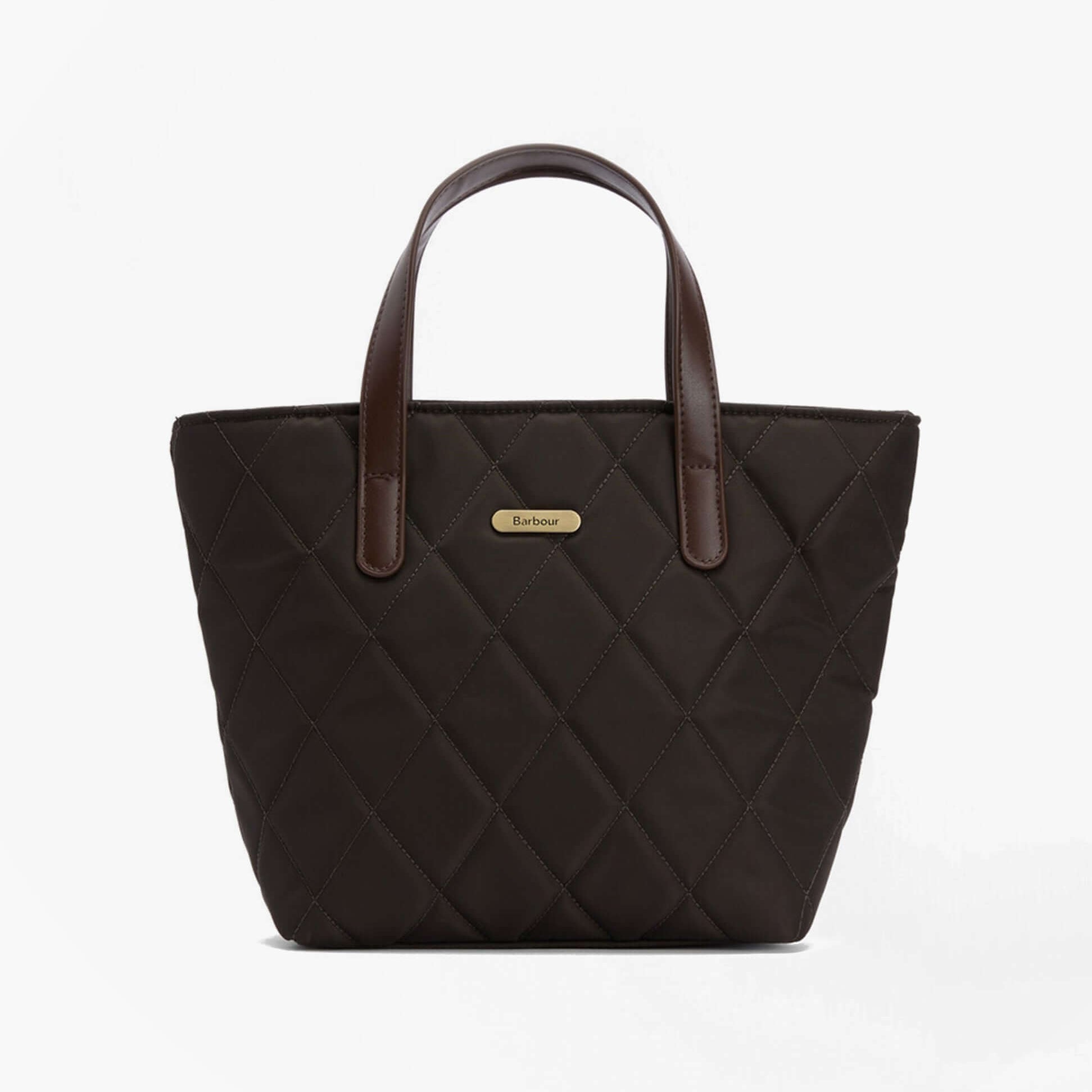 Barbour MINI QUILTED Womens Tote Bag Olive