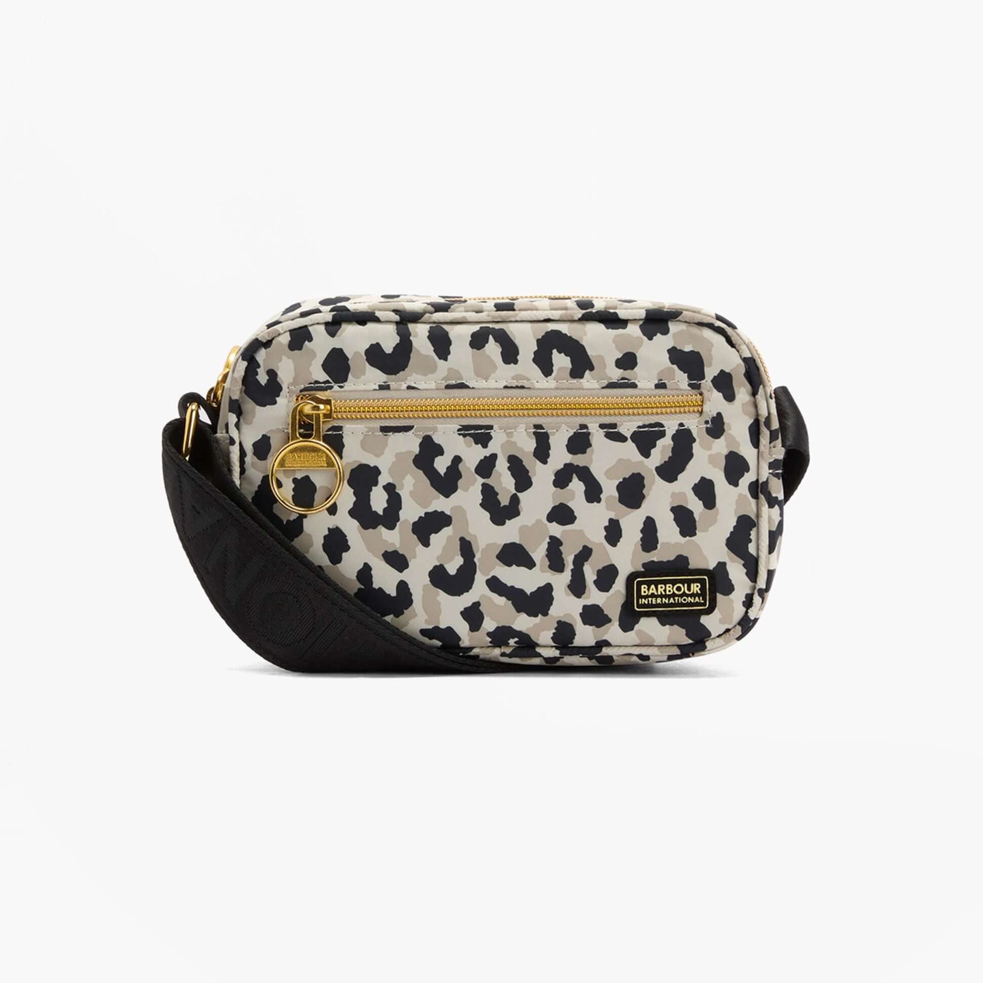 Barbour BOULEVARD MICRO Crossbody Bag Womens Jasmine Leopard