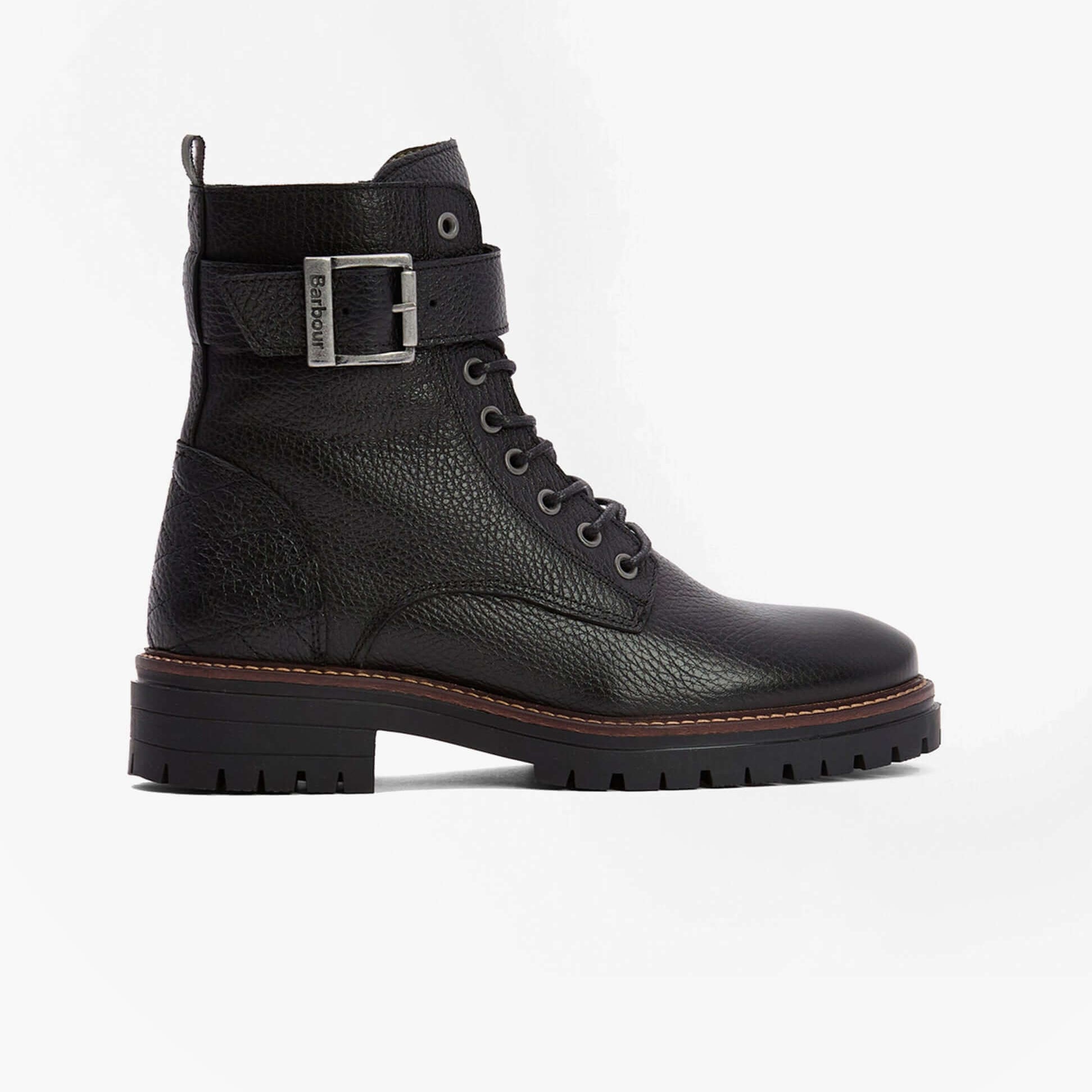 Barbour HEIDI Womens Lace Up Boots Black