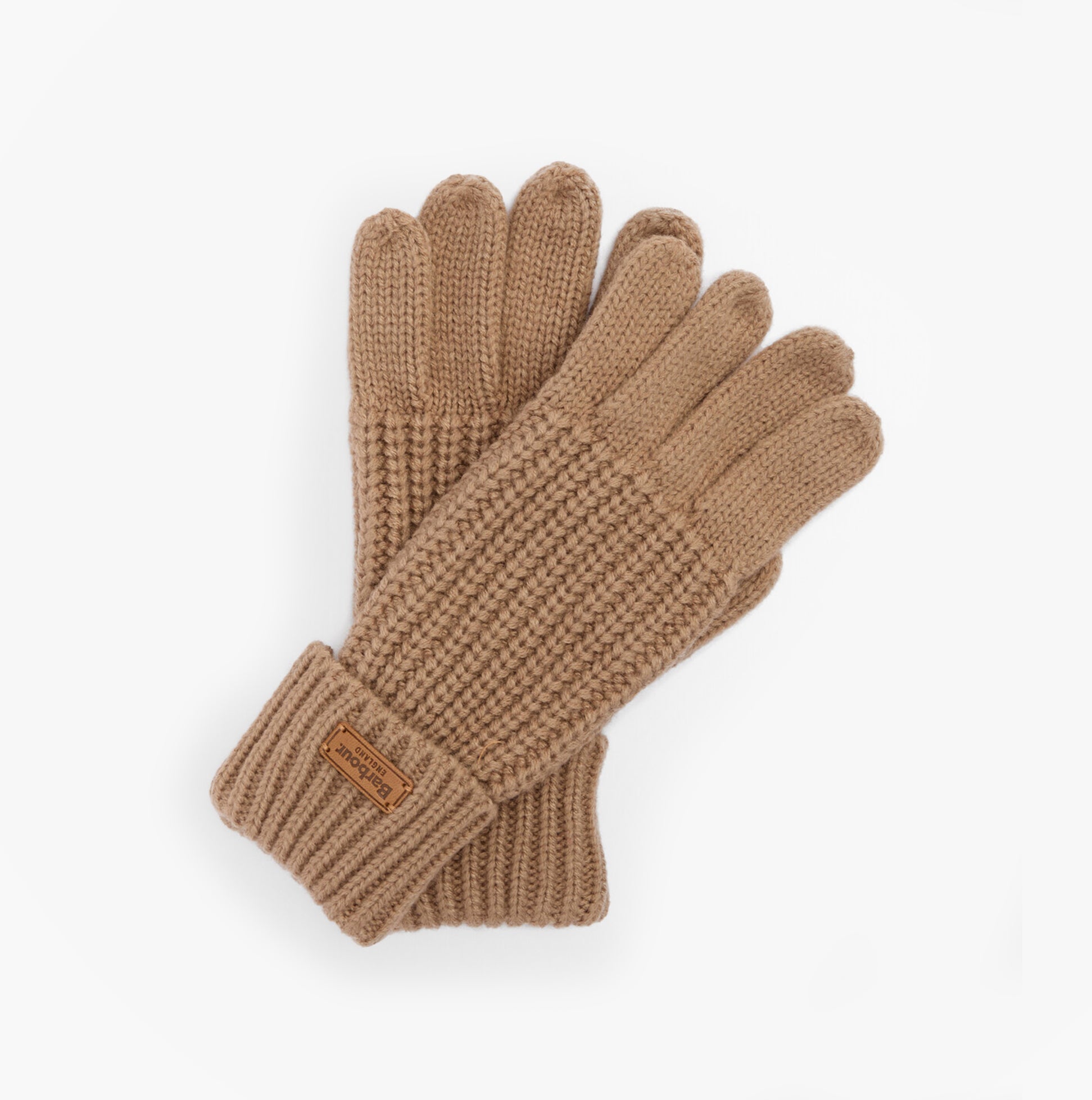 Barbour Barbour SALTBURN KNITTED Womens Gloves Mink