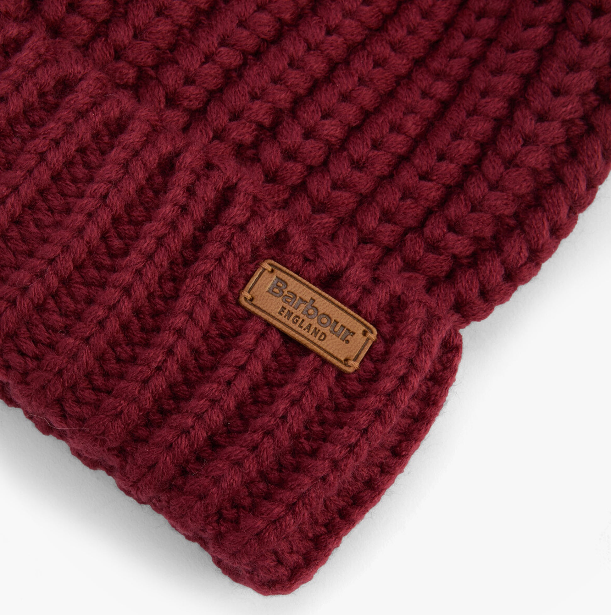 Barbour SALTBURN Womens Beanie Biking Red