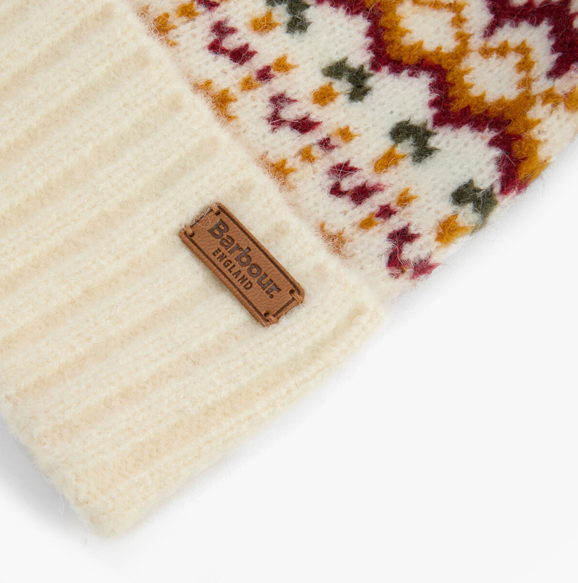 Barbour KINGSFORD FAIR ISLE Womens Beanie Cloud