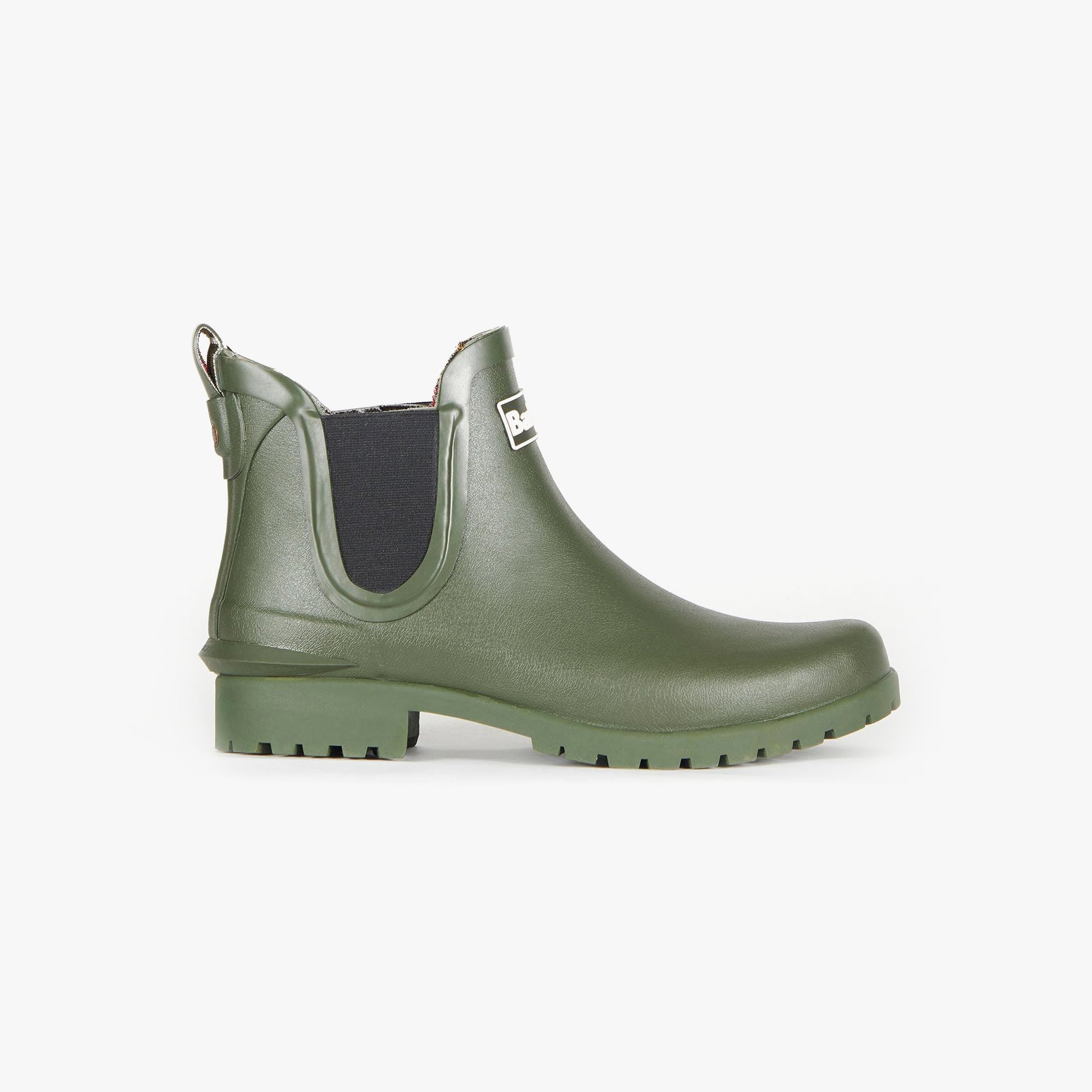 Barbour WILTON Womens Chelsea Wellington Boots Olive