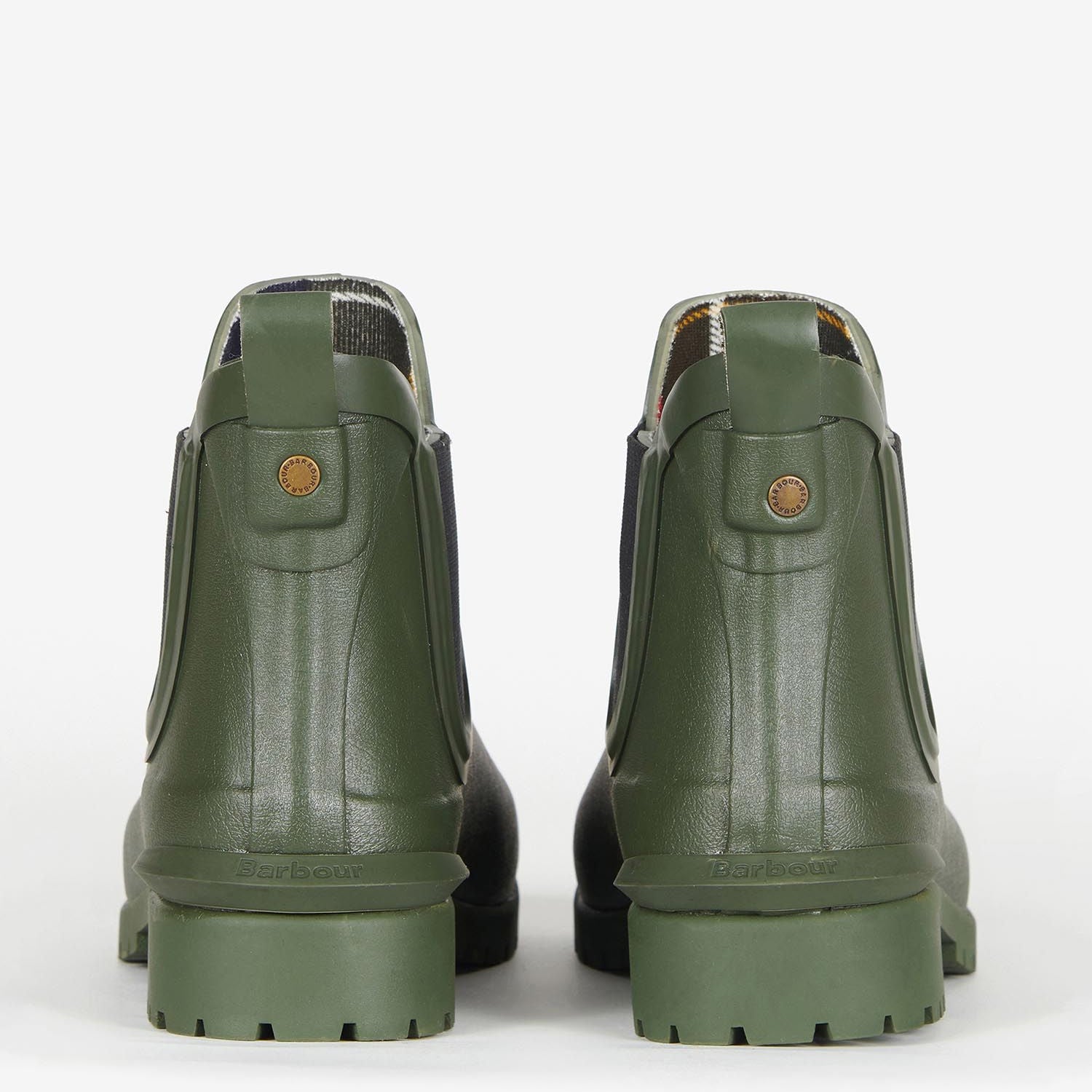 Barbour WILTON Womens Chelsea Wellington Boots Olive