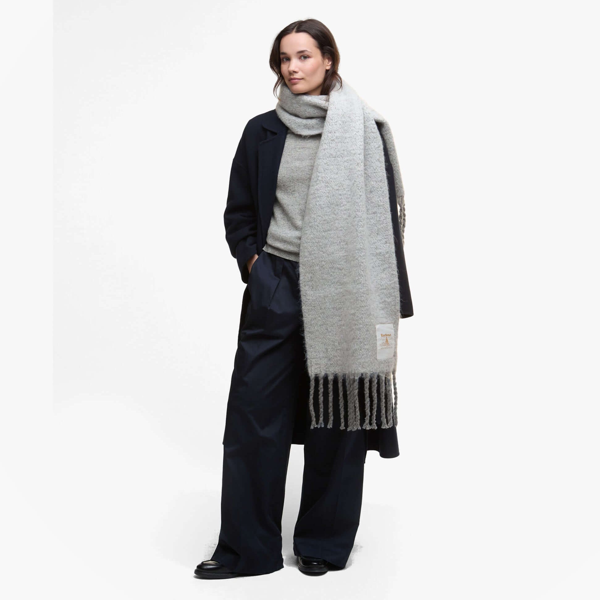 Barbour ELLISON Womens Winter Light Grey