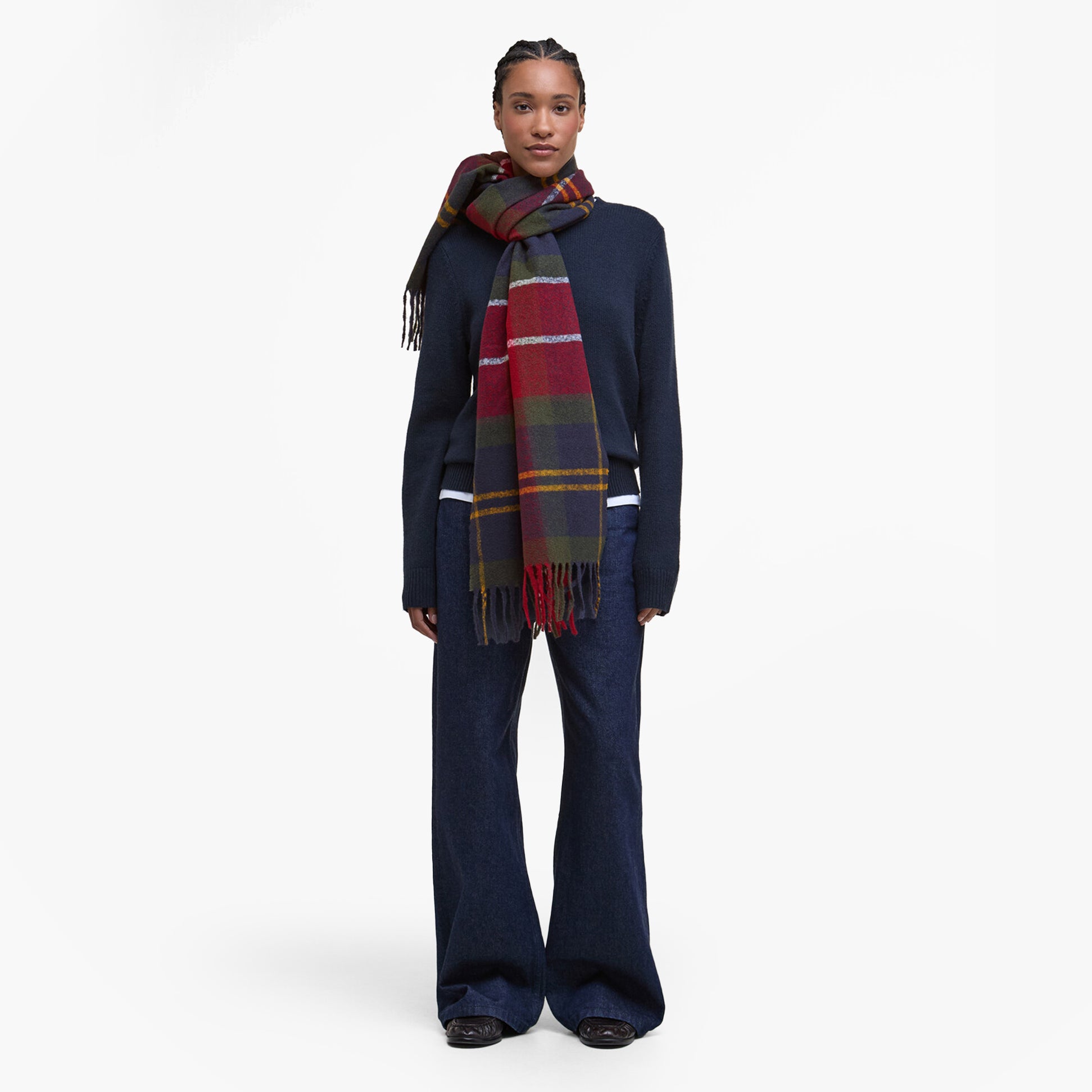 Barbour DEANNA TARTAN Womens Winter Winterberry Tartan