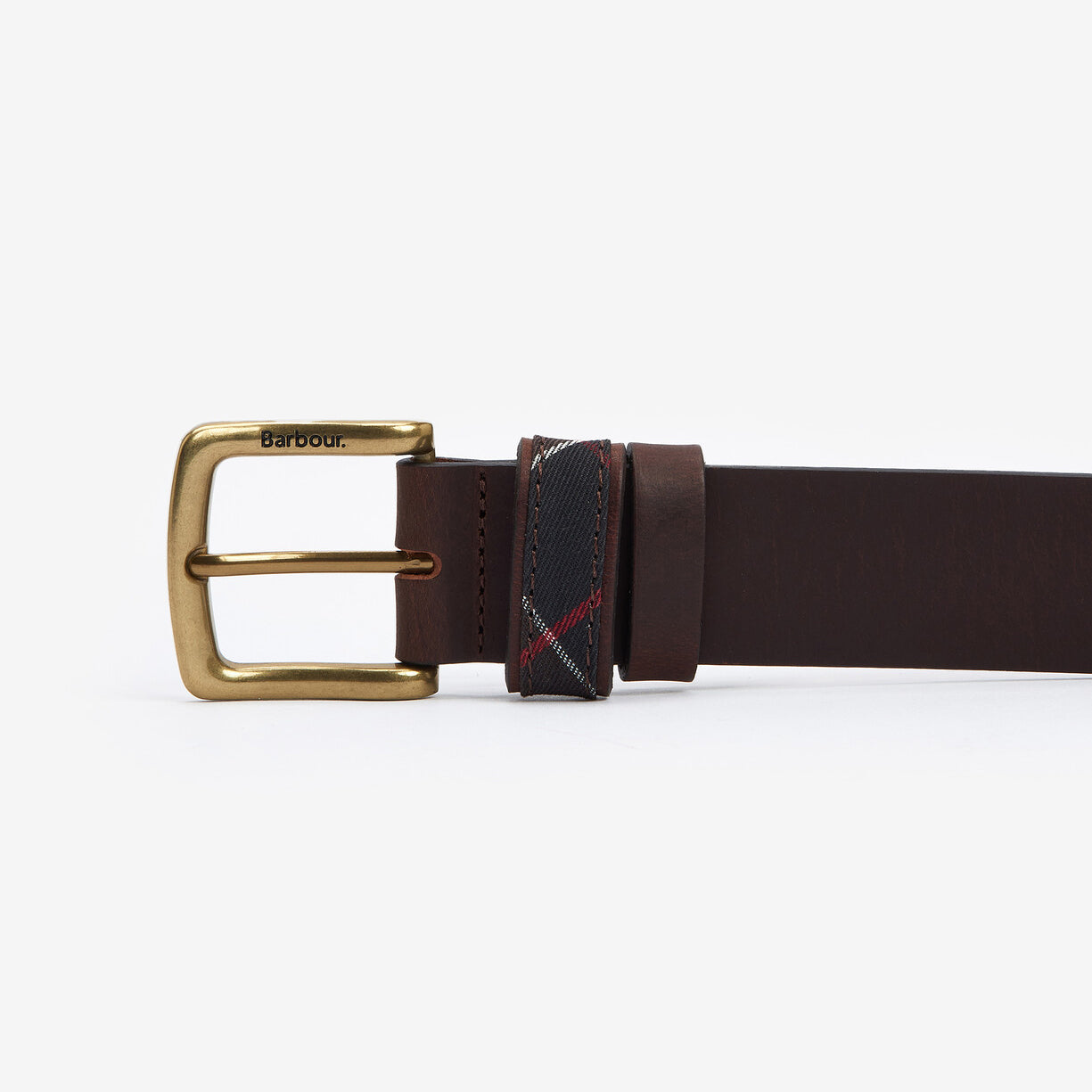 Barbour ESK Mens Leather Belt Brown