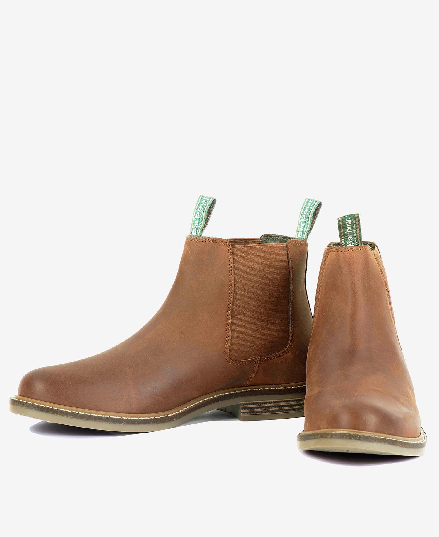 Barbour FARSLEY Mens Chelsea Boots Tan