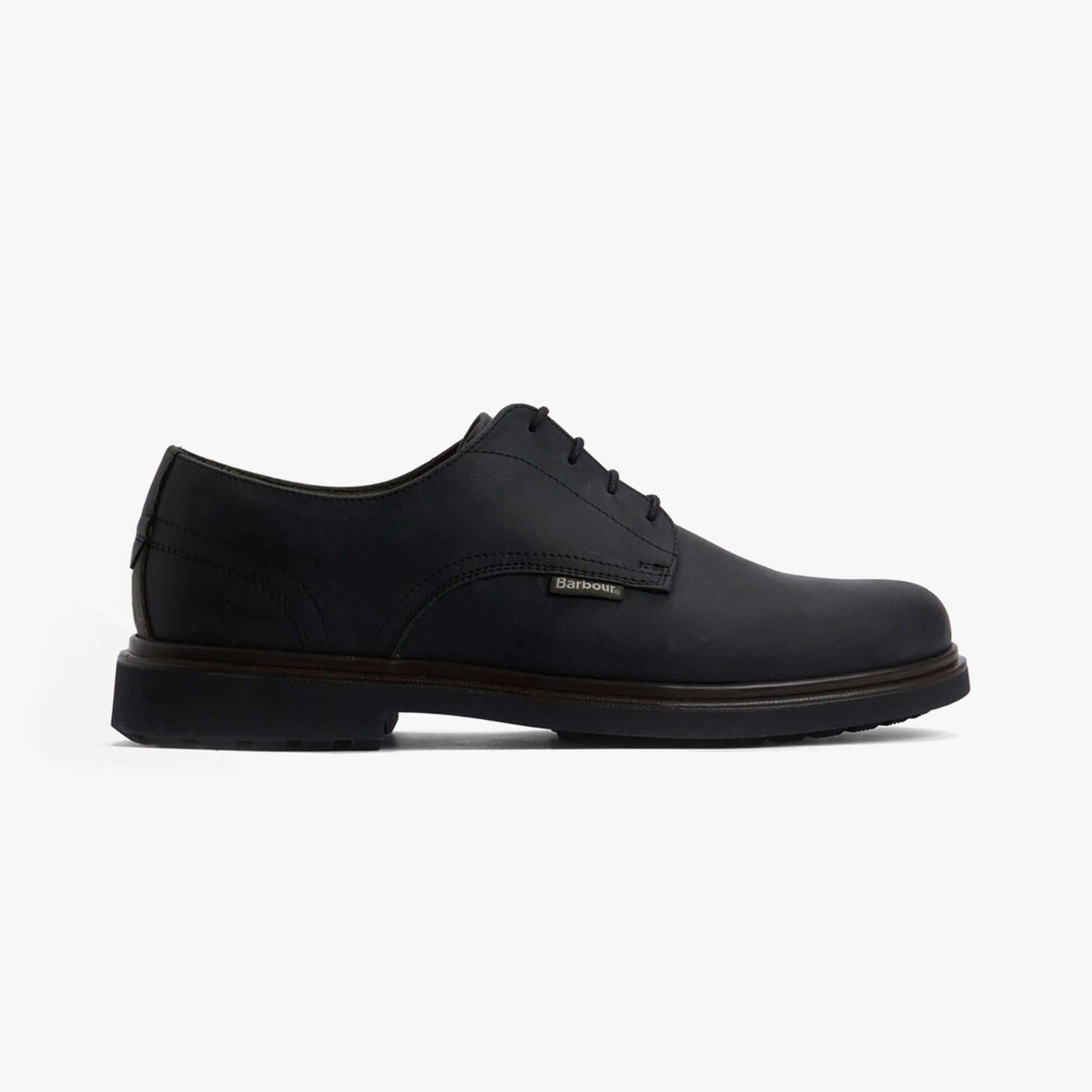 Barbour CARTHY Mens Derby Shoes Black
