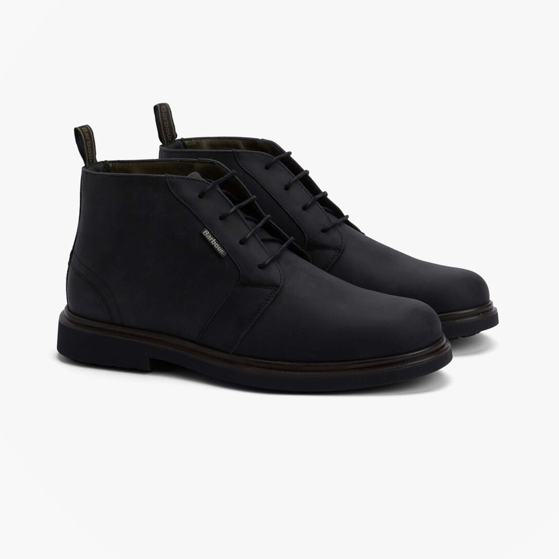 Barbour MEAYS Mens Chukka Boots Black