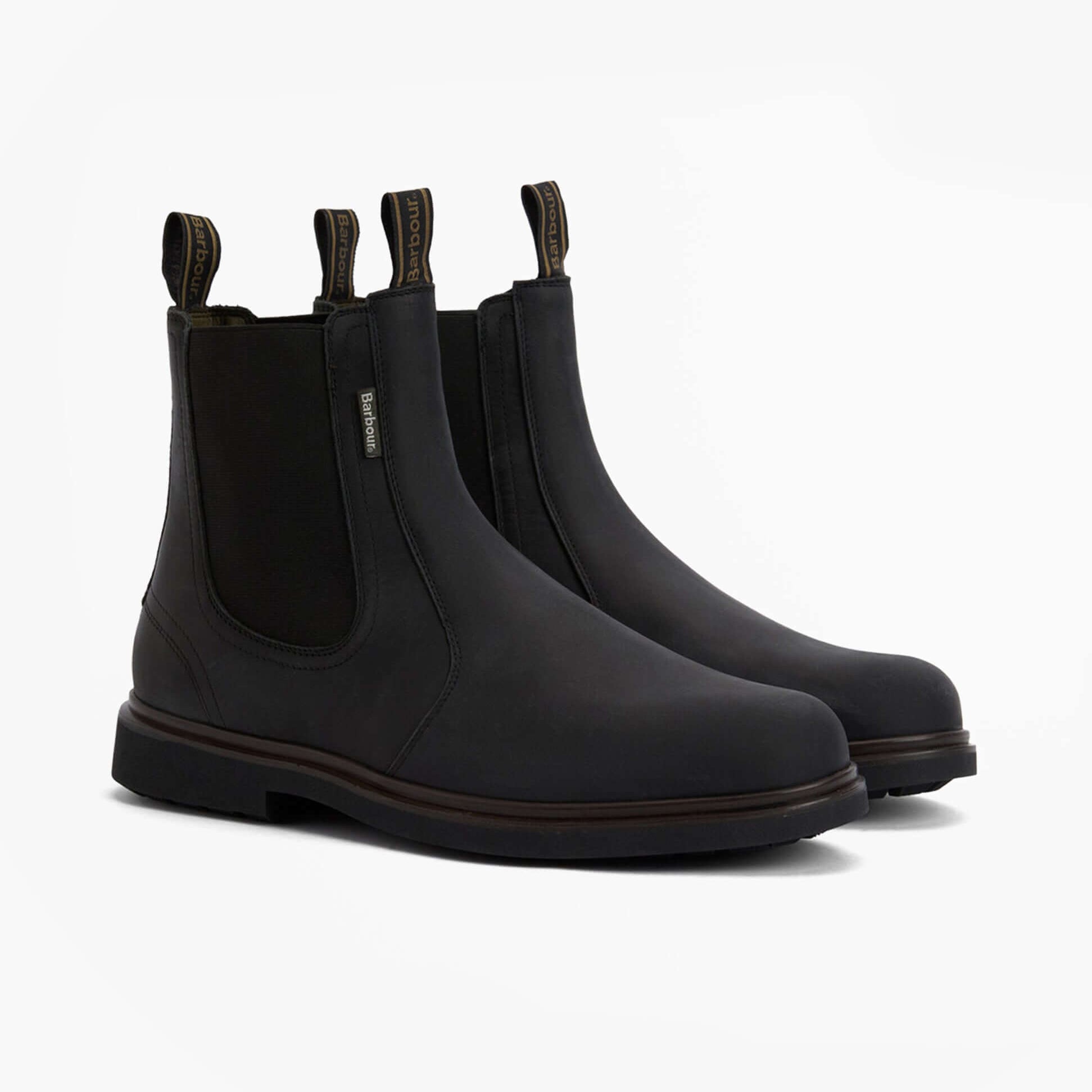 Barbour HALE Mens Chelsea Boots Black