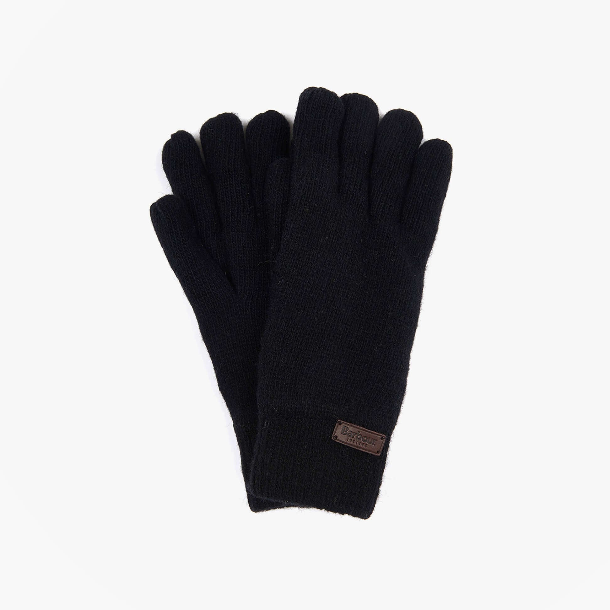 Barbour CARLTON Mens Wool Gloves Black