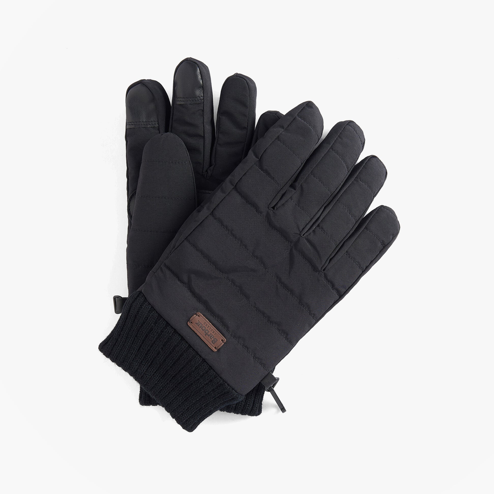 Barbour BANFF QUILTED Mens Gloves Black