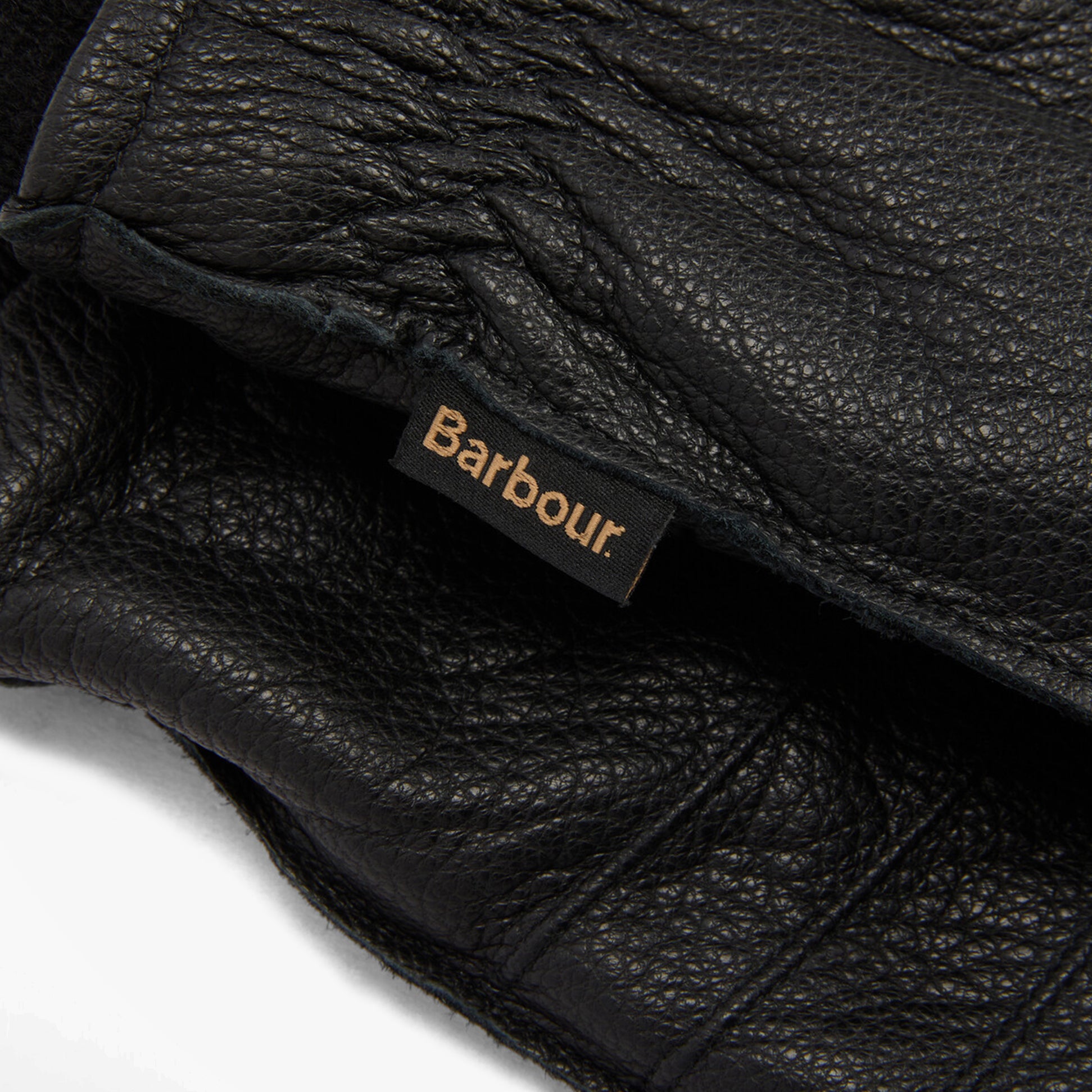 Barbour HIGHFIELD LEATHER Mens Gloves Black