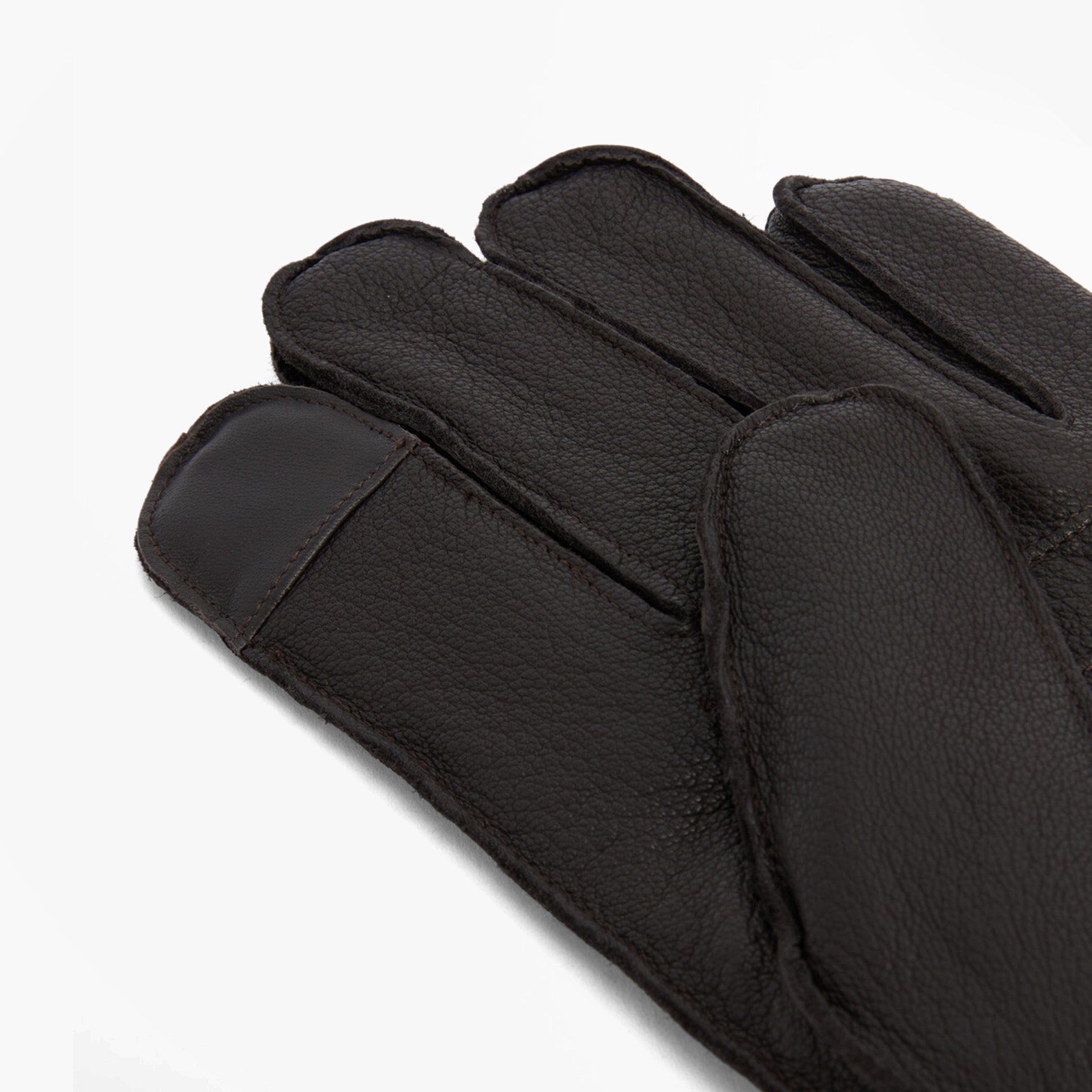 Barbour HIGHFIELD LEATHER Mens Gloves Dark Brown