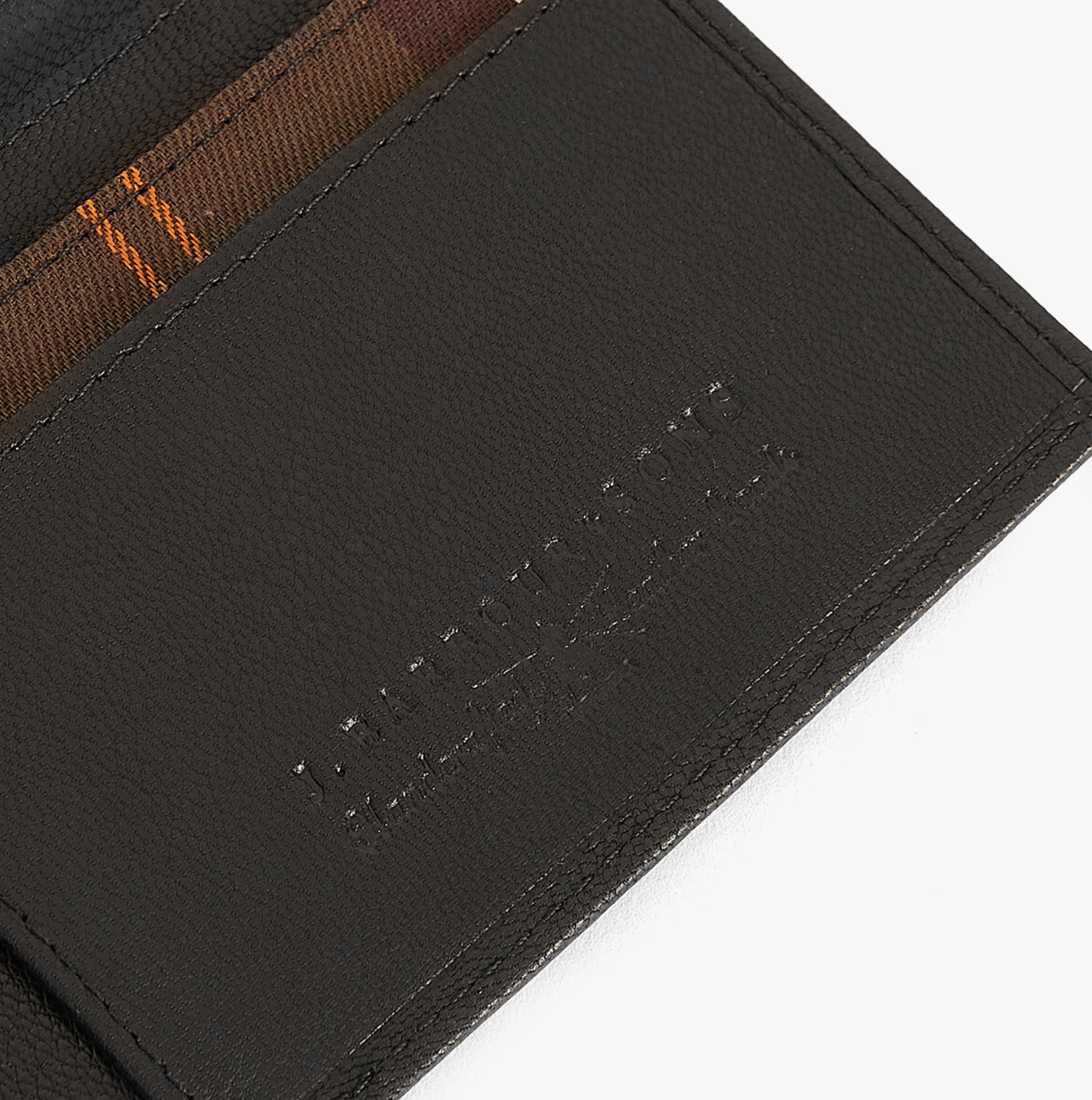 Barbour LEATHER/TARTAN WALLET & CARD HOLDER Gift Set Mens Wallet/Purse Black/Classic Tartan