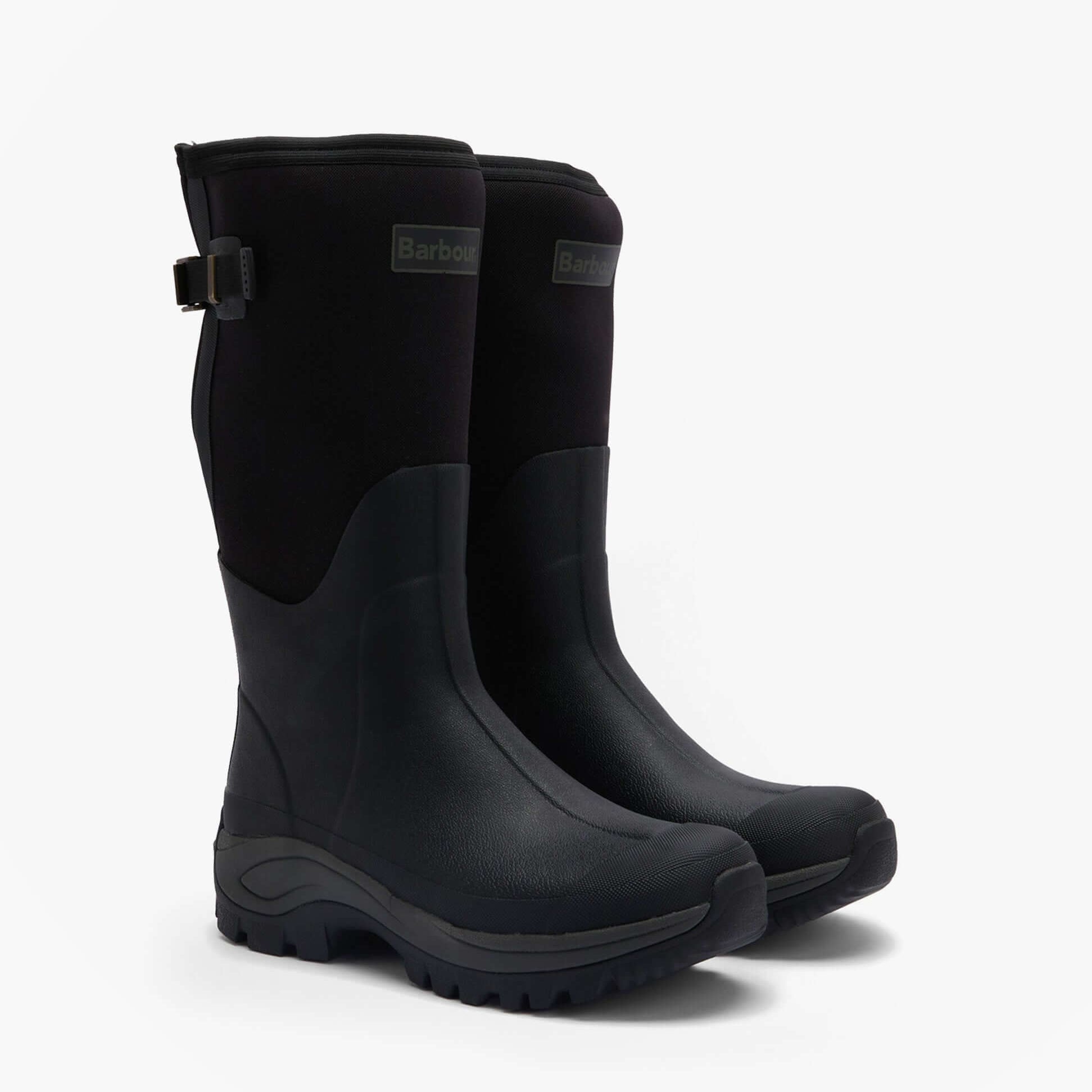 Barbour TYNEDALE Mens Tall Wellies Black