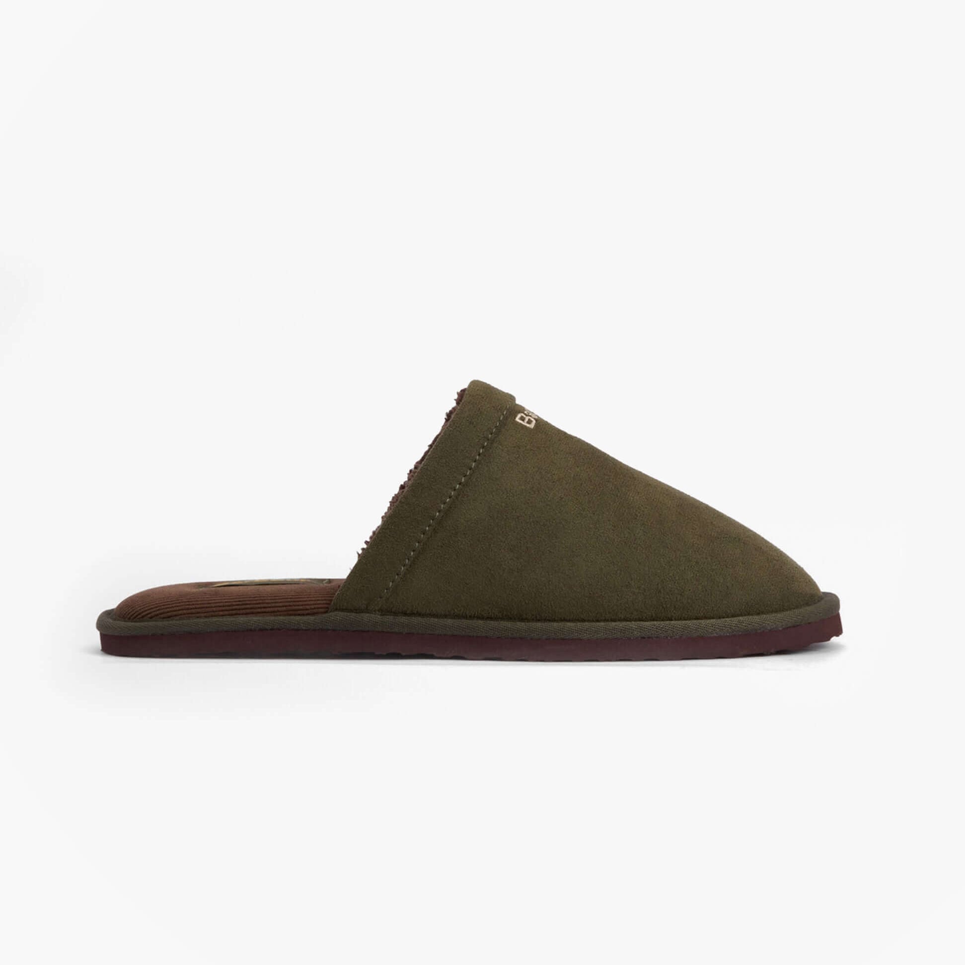 Barbour EVERITT Mens Mule Slippers Olive