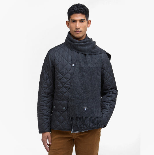 Barbour Barbour PLAIN LAMBSWOOL Mens Winter Charcoal/Grey