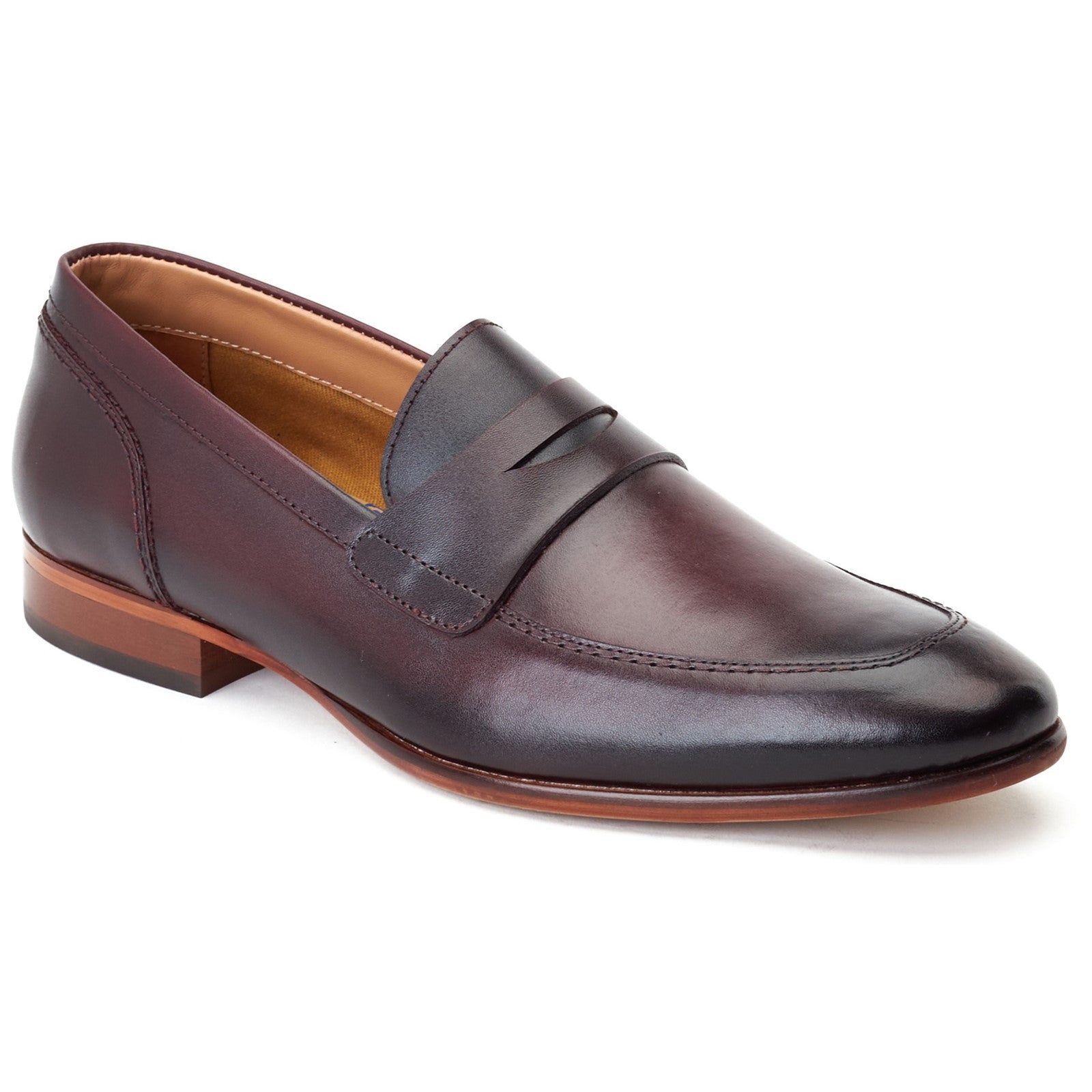Base London BRUNO Mens Shoes Wine