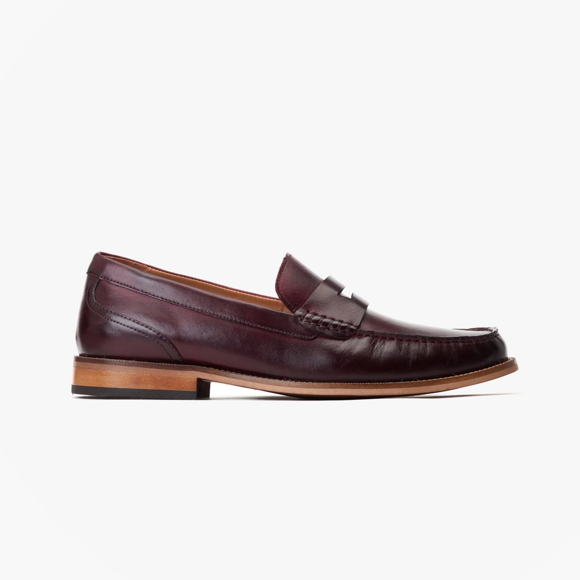 Base London GARFIELD Mens Shoes Wine