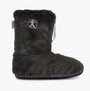 Bedroom Athletics MARILYN Womens Faux Fur Boot Slippers Charcoal