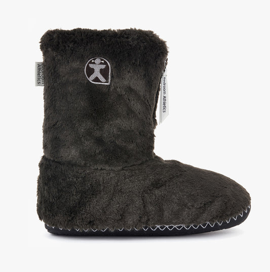 Bedroom Athletics MARILYN Womens Faux Fur Boot Slippers Charcoal