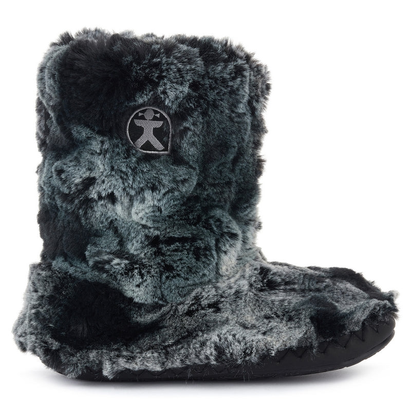 Bedroom Athletics COLE Womens Faux Fur Boots Black Wolf