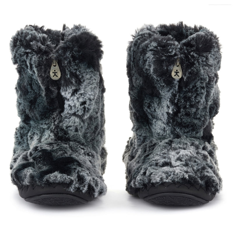 Bedroom Athletics COLE Womens Faux Fur Boots Black Wolf
