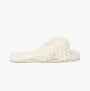 Bedroom Athletics NICKI Womens Faux Fur Slipper Sliders Cream