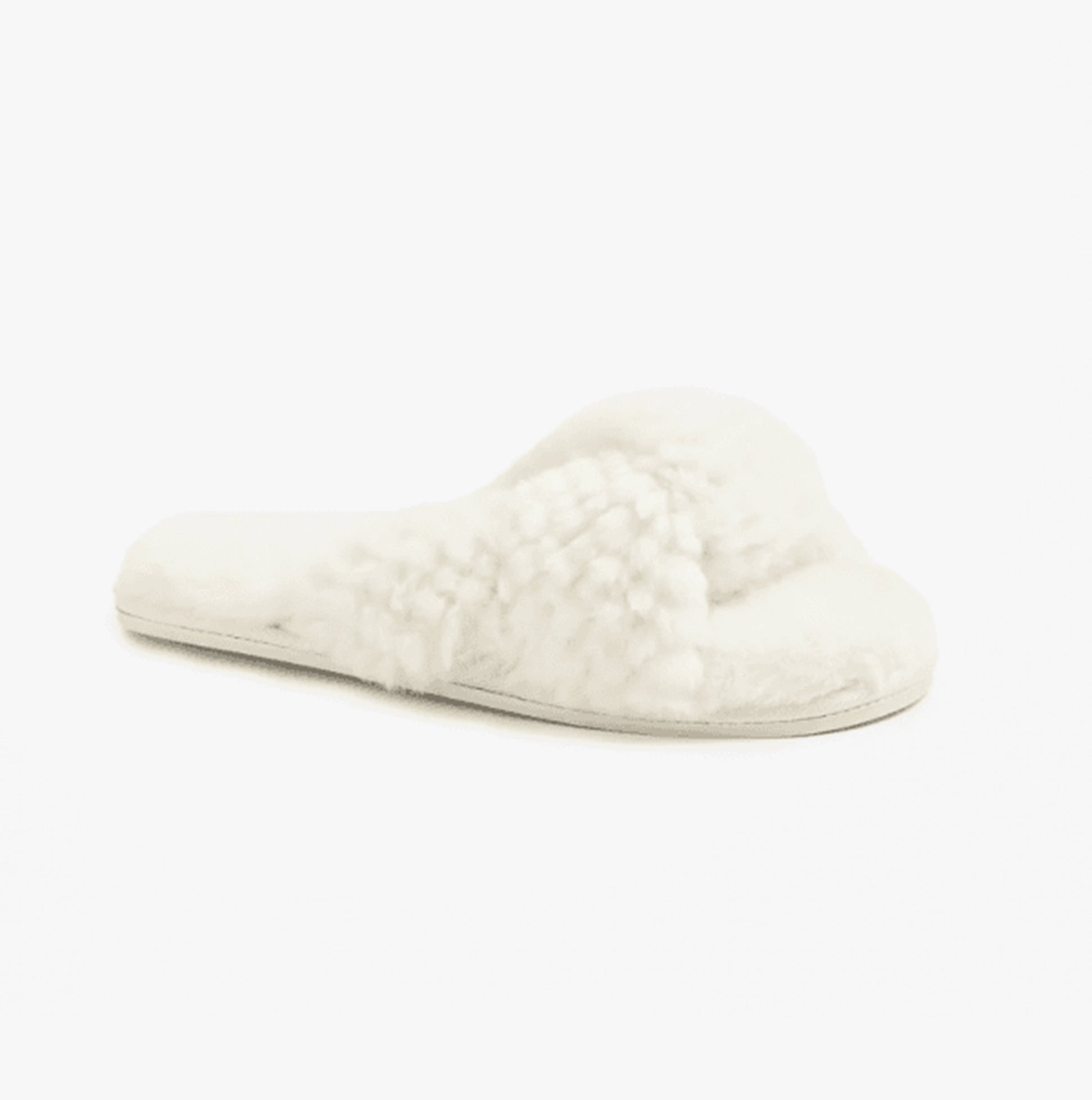 Bedroom Athletics NICKI Womens Faux Fur Slipper Sliders Cream