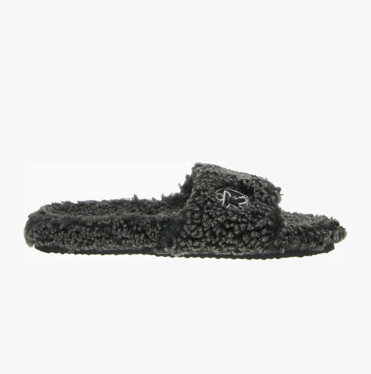 Bedroom Athletics EFRON Mens Slipper Sliders Washed Black