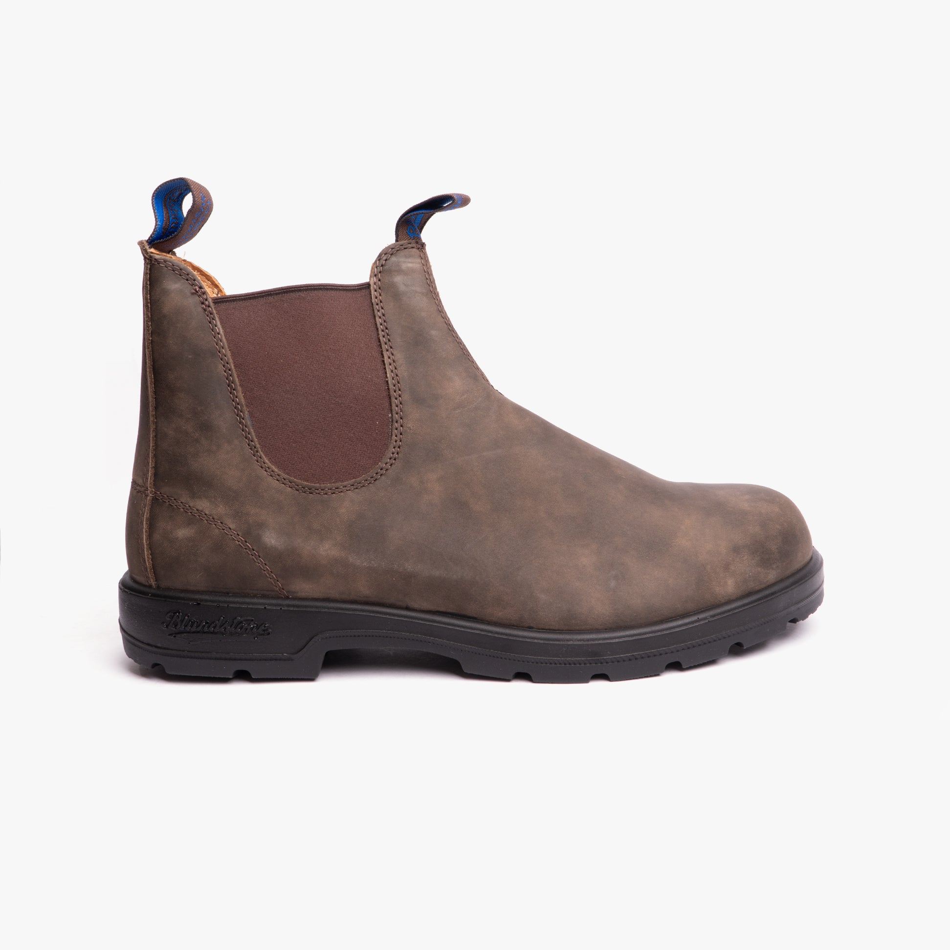 Blundstone 584 Mens Premium Nubuck Waterproof Chelsea Boots Rustic Brown