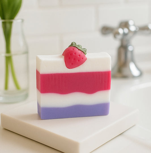 Bomb Cosmetics Berry Smooth Soap Slice