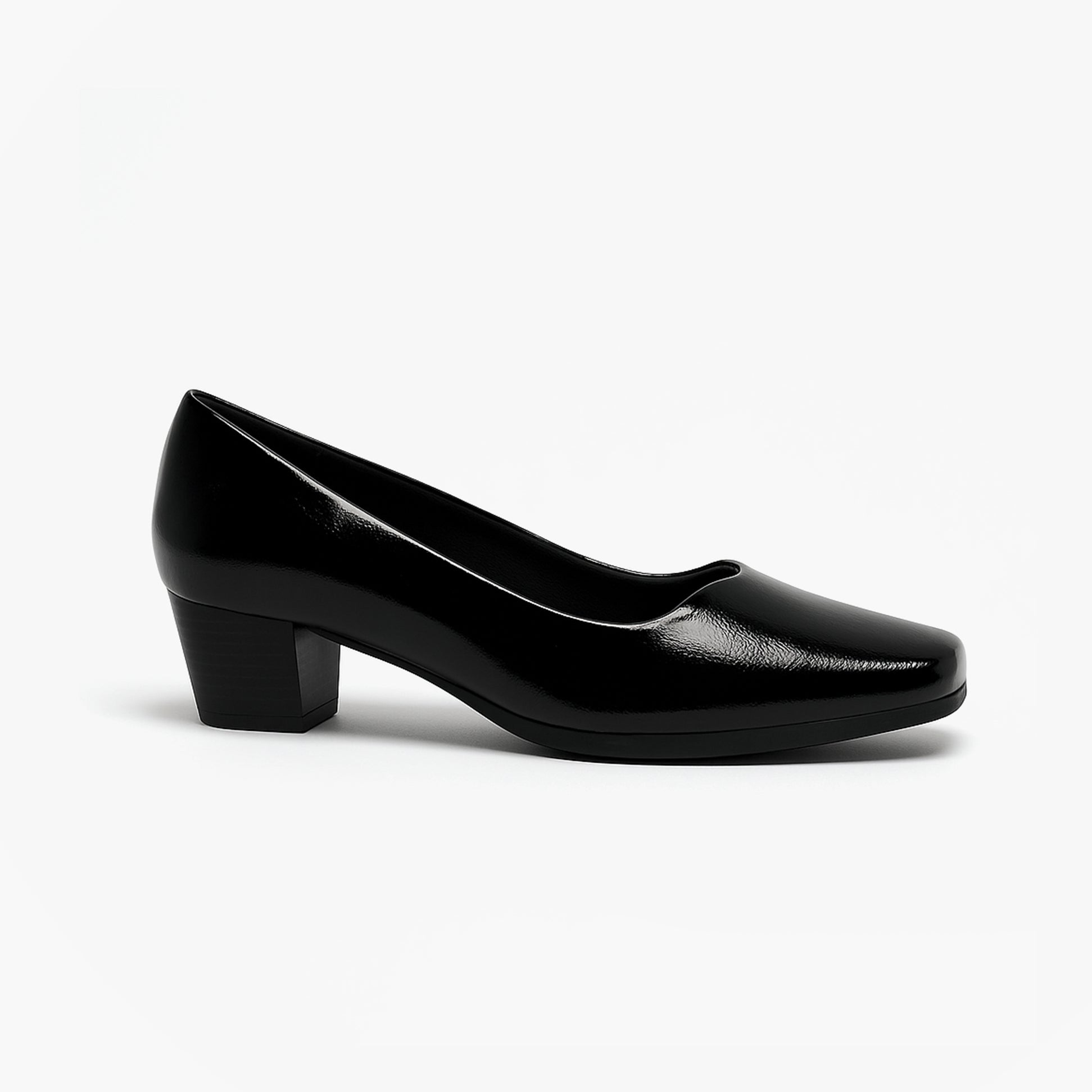 Boulevard L402AP Ladies Shoes Black Patent