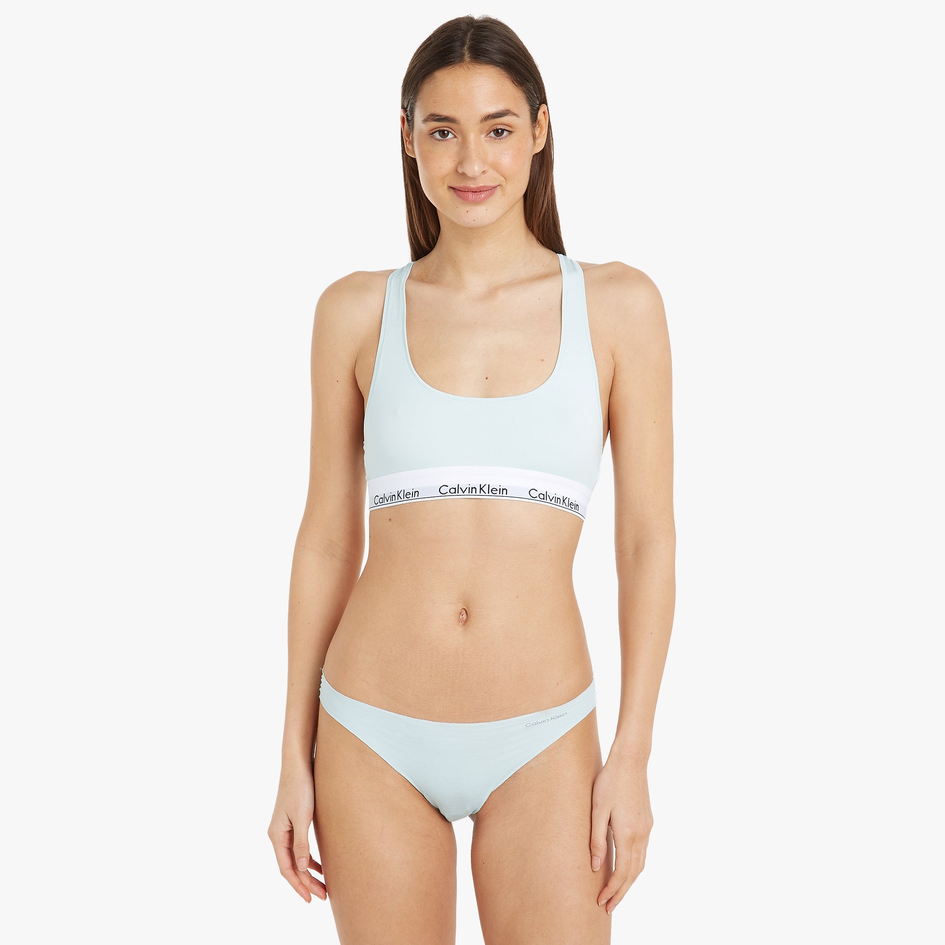 Calvin Klein MODERN COTTON Unlined Bralette Womens Island Reef