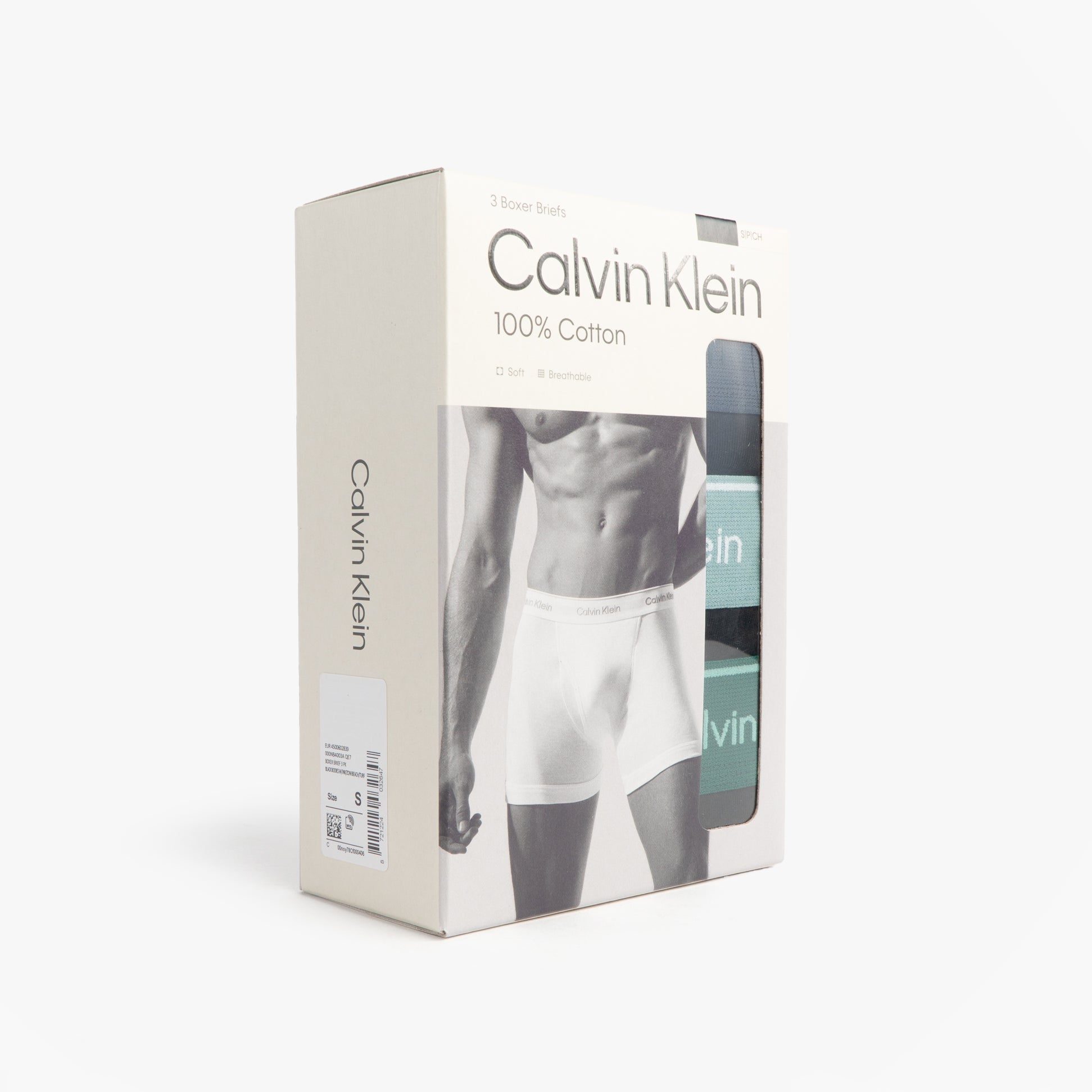 Calvin Klein BOXER BRIEF 3 Pack Mens Black Bodies Ink/Zoni Beach/Turf