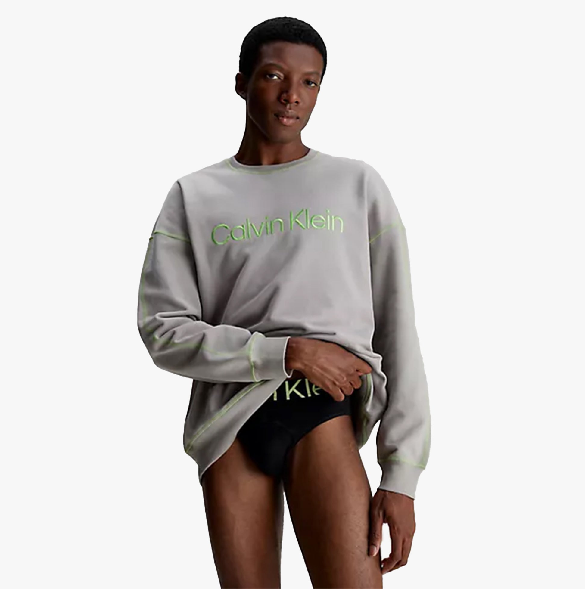 Calvin Klein FUTURE SHIFT Mens Sweatshirt Satelite