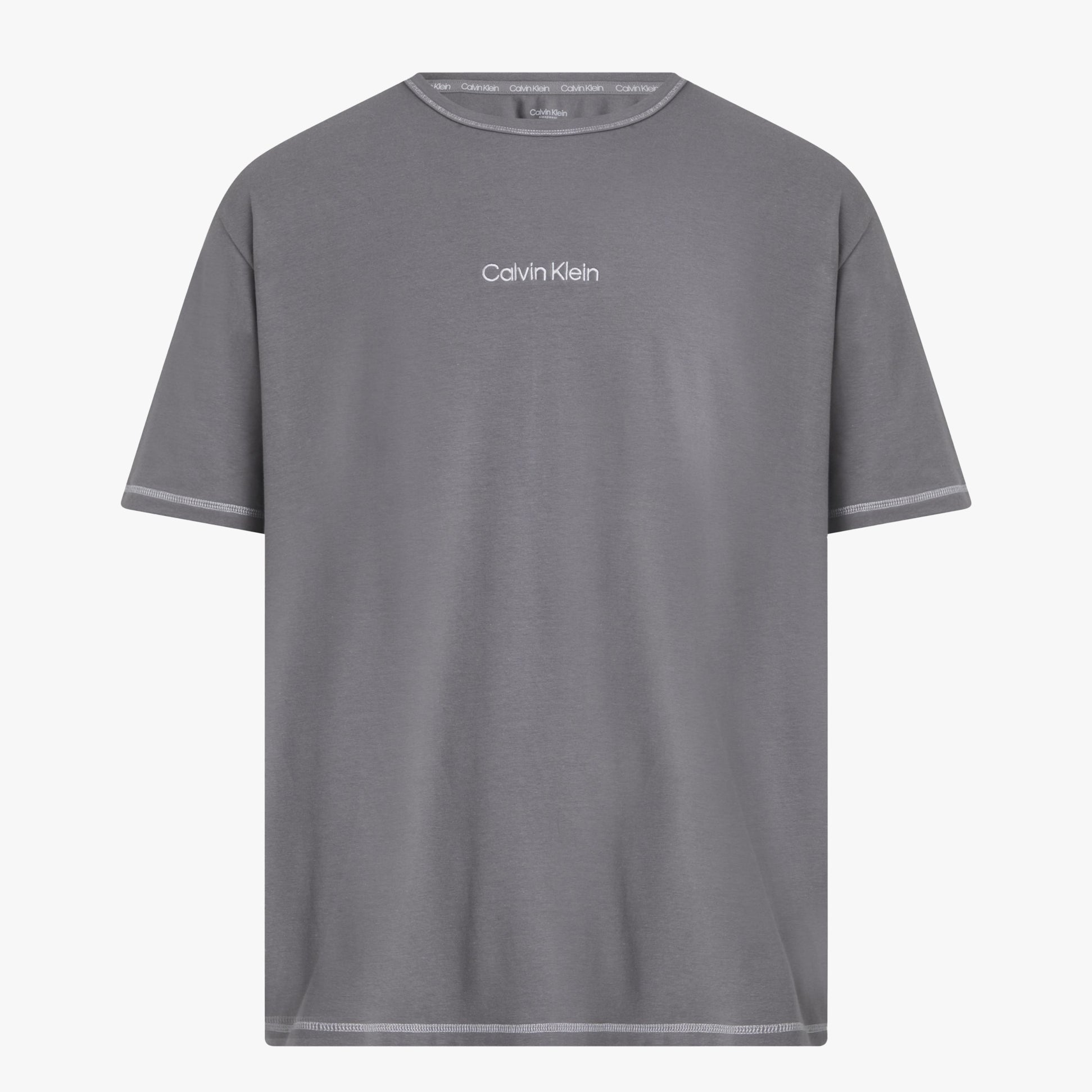 Calvin Klein FUTURE SHIFT Mens Lounge Crew Neck T-Shirt Grey